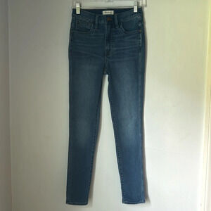 Madewell 10" High-Rise Roadtripper Authentic Skinny Jeans Size 25